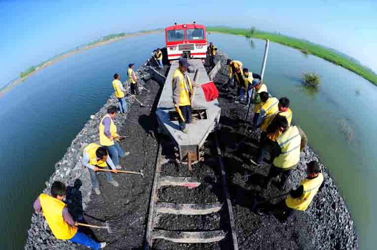 安全发展中的烈山工务段