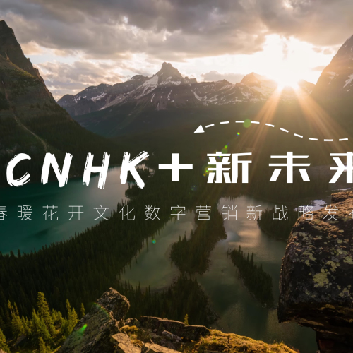 春暖花开数字营销发布会邀请函