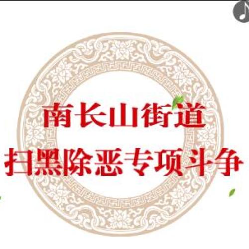 南長山街道掃黑除惡專項(xiàng)斗爭