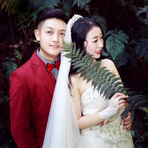 楊茜   王剛婚禮請柬