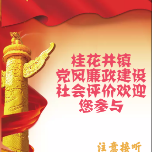 桂花井鎮(zhèn)黨風廉政建設社會評價