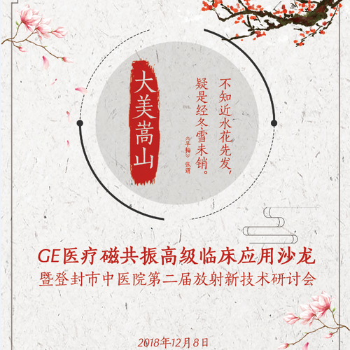 GE醫(yī)療磁共振高級臨床應用沙龍