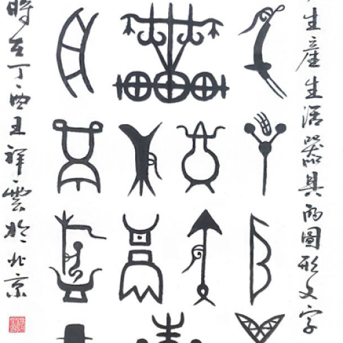29、表現(xiàn)生產、生活器具的圖形文字