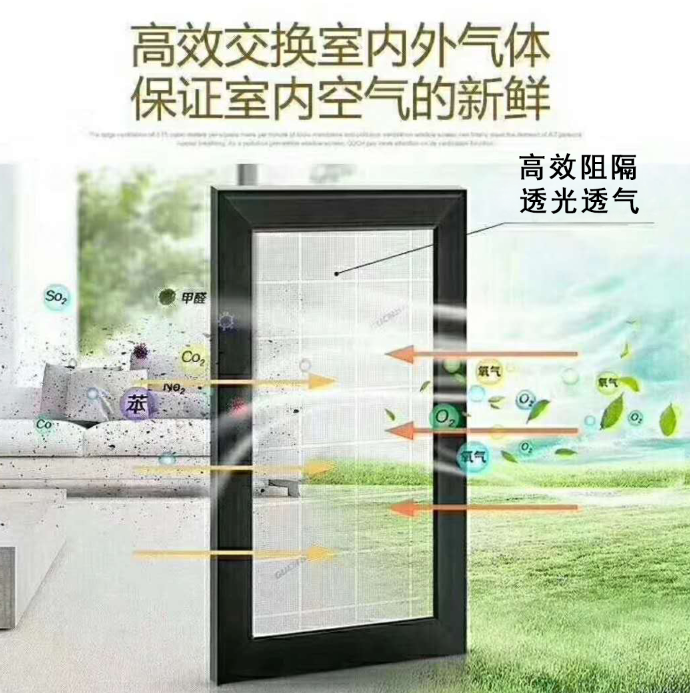 新众创防雾霾窗纱