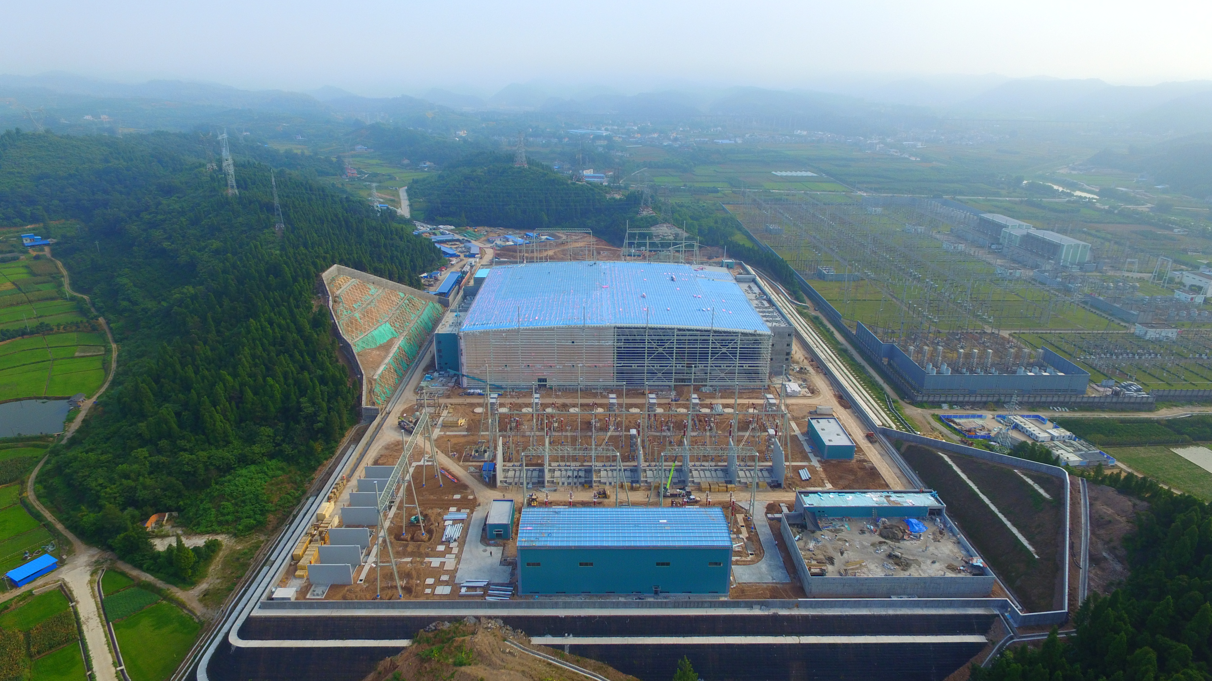 渝鄂北通道换流站工程10月月报