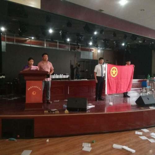 渦陽職教中心團員入團儀式活動紀實