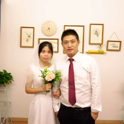 祁雙江&amp;青桂潔的婚禮邀請函