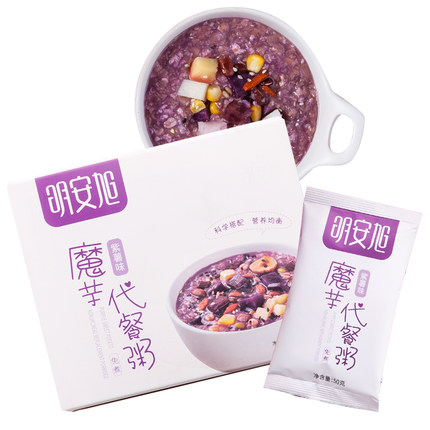紫薯魔芋代餐粥