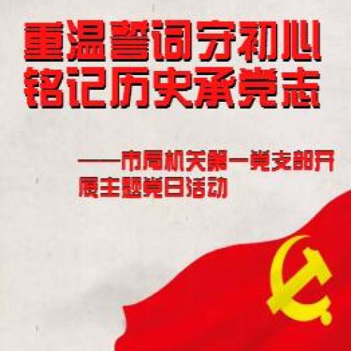 重溫誓詞守初心 銘記歷史承黨志