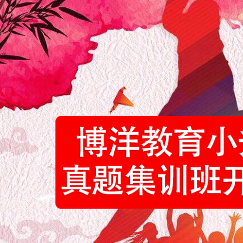 博洋教育小升初真題集訓(xùn)班正式入口