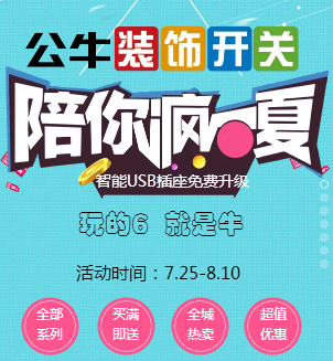 搜索公牛装饰开关