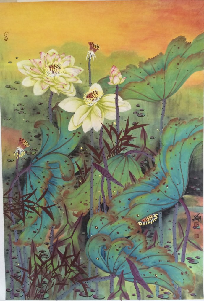 福海冬捕冰雪童话嘉年华当代著名写意山水画家——清水河邵 戈丨卡板