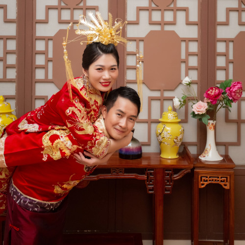 我们结婚la
