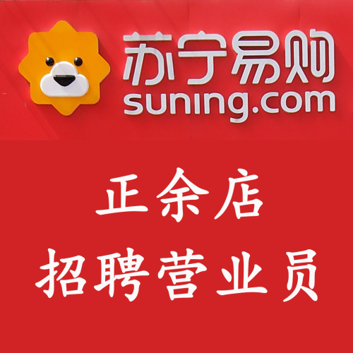 苏宁易购（正余店）招聘